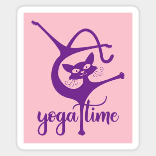 Yoga time! Magnet